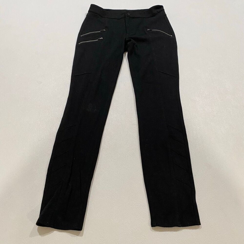 Athleta Women’s Black Athletic Pants Size 6 Zipper Pocket Performance Stretch